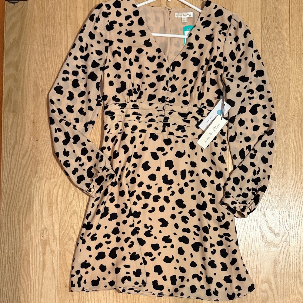 Nine Britton Leopard Print Dress